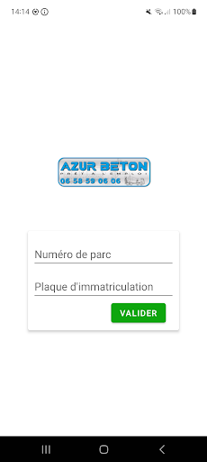 Android application Azur Beton Wayzz screenshort
