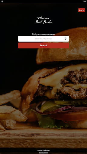 Android application Maxim's Fast Food screenshort