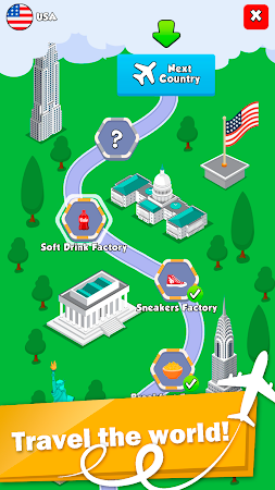 Game screenshot Travel Factory Idle World Tour apk download