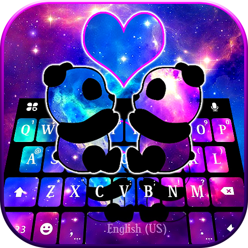 Galaxy Panda Love Theme logo