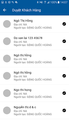 Android application SalesUp QL screenshort