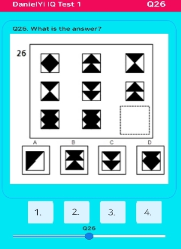 DanielYi IQ Test Championship1 Screen 2