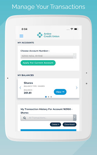 Ardee Credit Union Screenshot