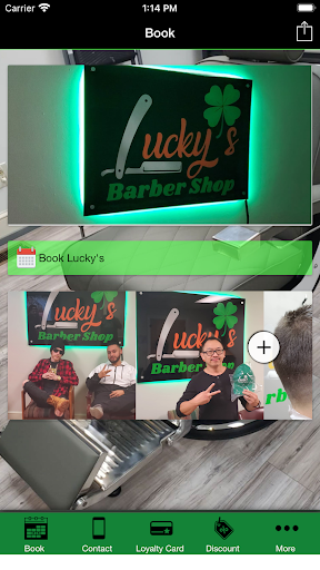 Luckys Barber Shop Screen 2