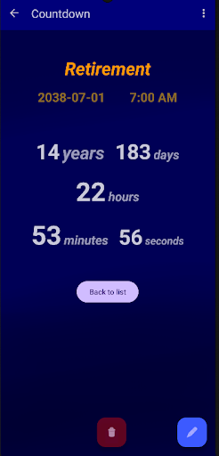 My Countdown screenshot 3