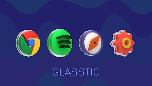 Glasstic 3D Icon Pack v10.0 [Patched]
