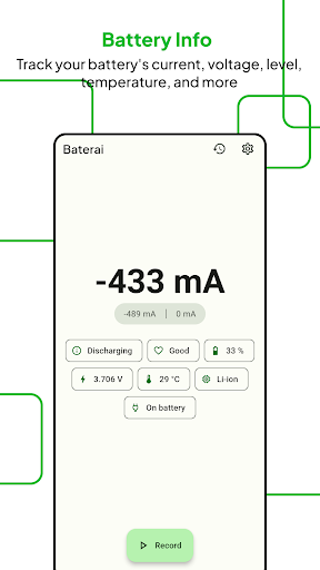 Android application Baterai screenshort
