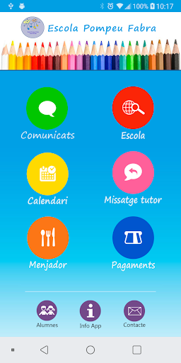 Android application Escola Pompeu Fabra Lloret screenshort