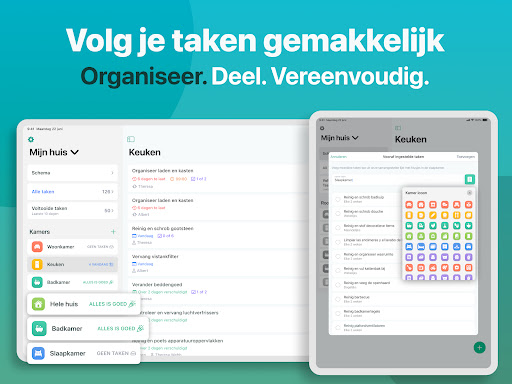 Huishouden & Opruim app