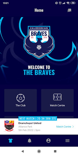 Android application Caledonian Braves CBFC screenshort