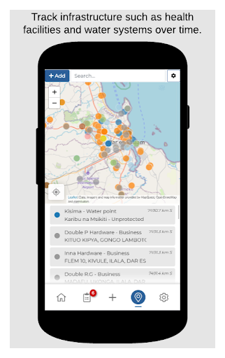 Screenshot of mWater Surveyor