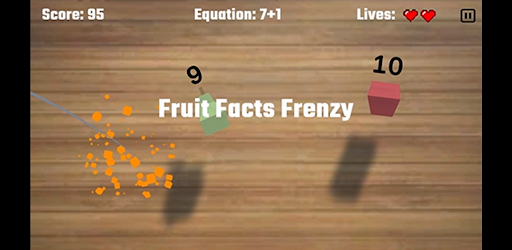 Android application Fruit Facts Frenzy screenshort
