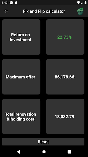 Fix and Flip Calculator Screenshot 4 - AppWisp.com