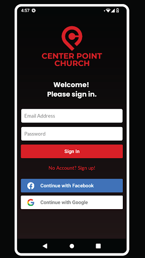 Android application Center Point Church TN screenshort