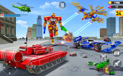 Multi Robot Transform game u2013 Tank Robot Car Games screenshots 8