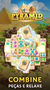 Pyramid of Mahjong: um quebra-cabeça de combinar peças e um jogo de  construção de cidades::Appstore for Android