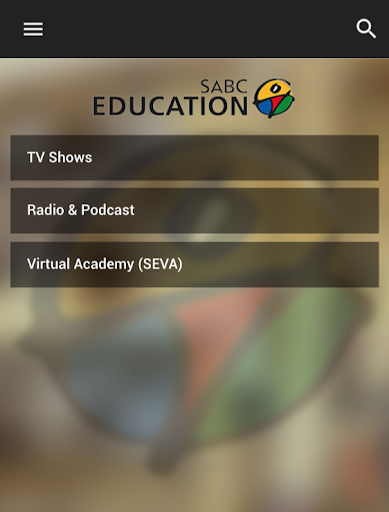 Android application SABC Education screenshort