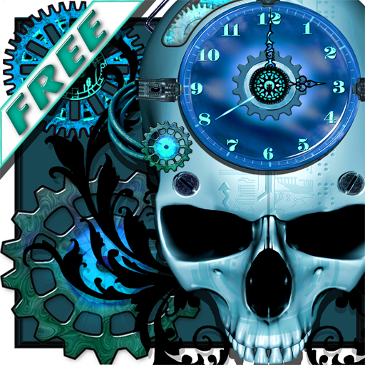 Steampunk Clock Free Wallpaper  Icon