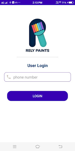 Android application Unnati - Rely Paints screenshort