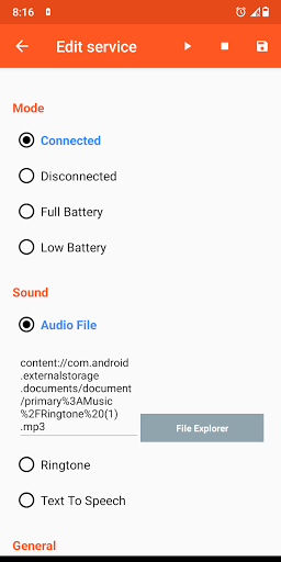 Battery Sound Notification 2