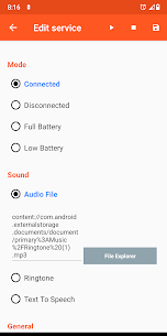 Pemberitahuan Suara Baterai MOD APK (Premium Tidak Terkunci) 2