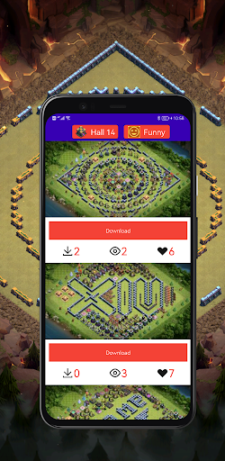 CoC Layout With Links Screen 2