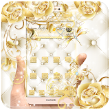 Golden Diamond Rose Theme icon