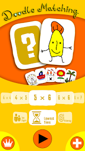Doodle Matching: 카드 메모리 게임