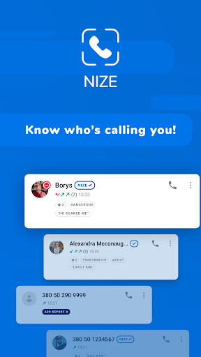 Nize - Caller ID, Call Blocker  screenshots 1