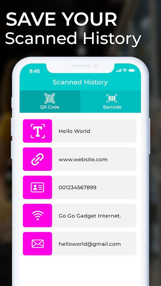 #8. QR Reader: Barcode Scanner app (Android) Tekijänä: QR Code Scanner & Languages Translator Developer
