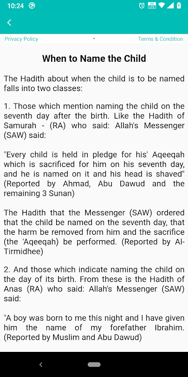Muslim Baby Names (Islam) - 1.9 - (Android)