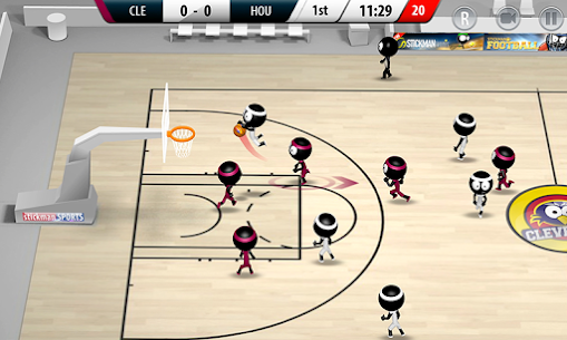 Stickman Basketball 2017 1.1.4 Apk + Mod 1