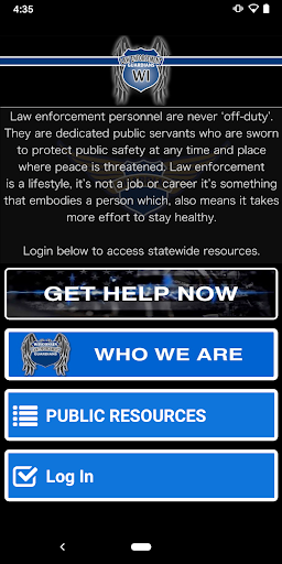 Android application WILE Guardians screenshort