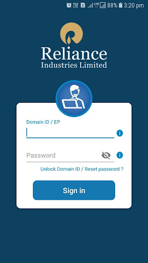 Android application Reliance MITS - Manufacturing screenshort