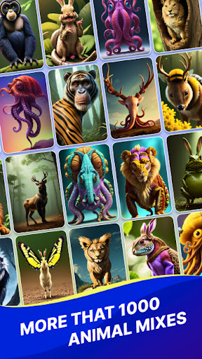 Android application Animal Fusion: AI mix monster screenshort