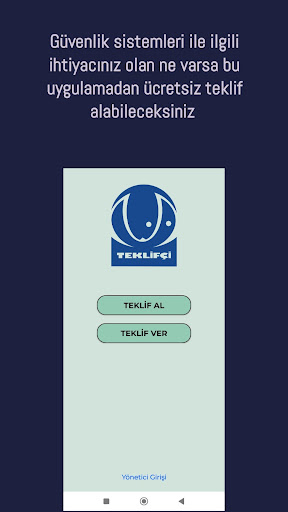 Teklifçi Screen 3
