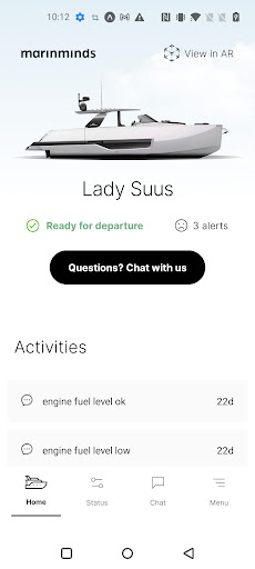 Android application Marinminds Connect screenshort