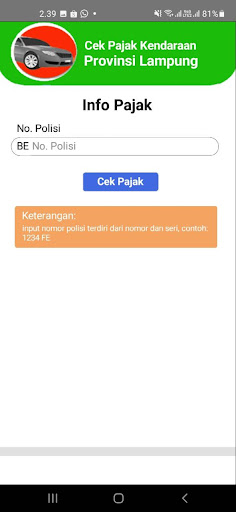 Pratinjau aplikasi