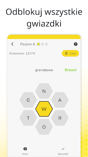 Gra słowna 7-literowe pangramy Screen 2