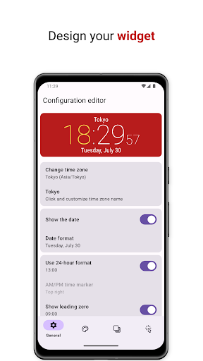 Screenshot of DIGI World Clock