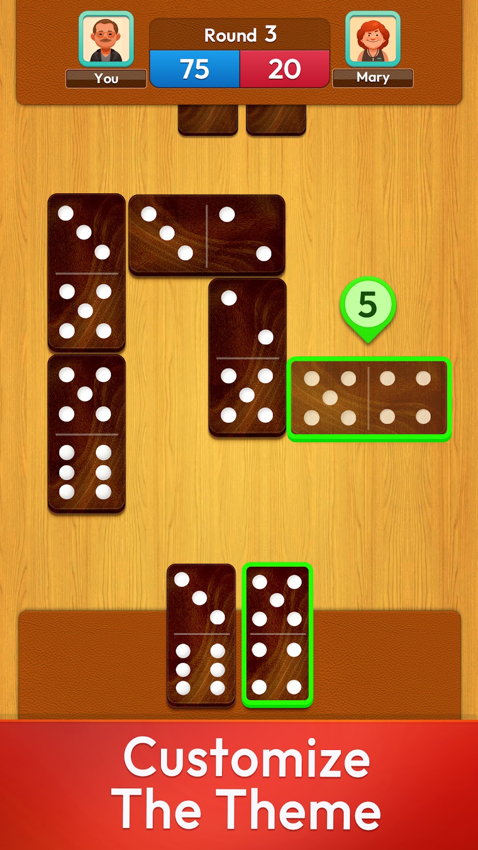 Arcadia Dominoes for Seniors