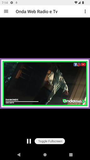 Android application Onda Web Radio e TV screenshort