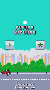 Flying Biplane