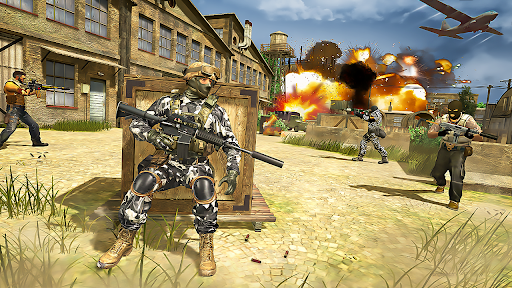 Android application Modern FPS Gun Shooting Strike screenshort