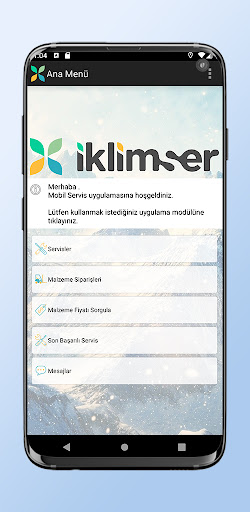 İklimser Servis Screen 2