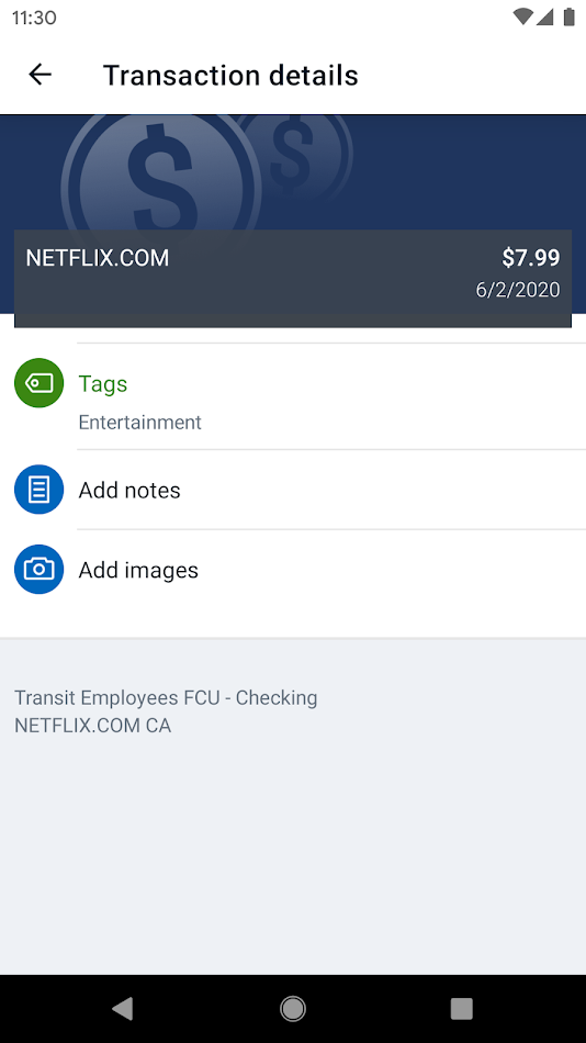 #4. TEFCU Mobile (Android) Ved: TEFCU