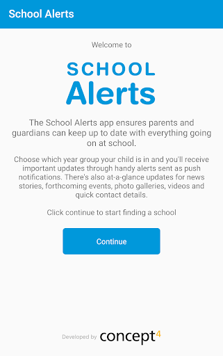 Android application School Alerts screenshort