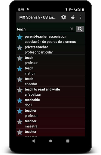 Mexican Spanish - US English D