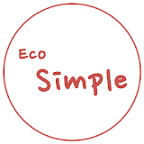 카카오톡 테마 - Eco Simple Red icon