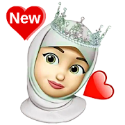 Hijab Muslim Islamic Memoji Stickers for WhatsApp